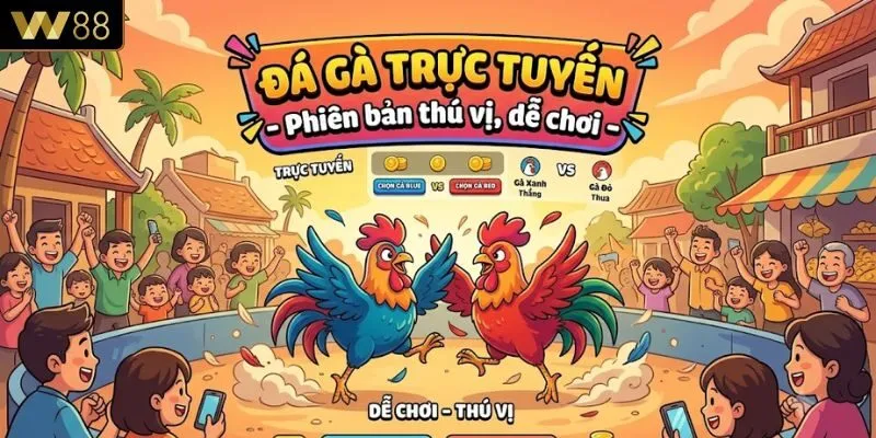Đá gà trực tuyến - Phiên bản thú vị, dễ chơi